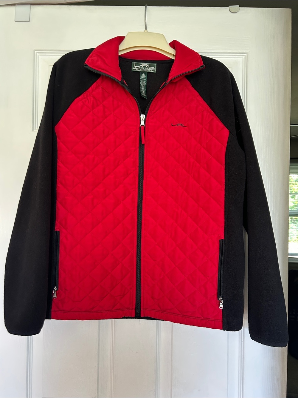 Ralph Lauren active quilted fleece jacket